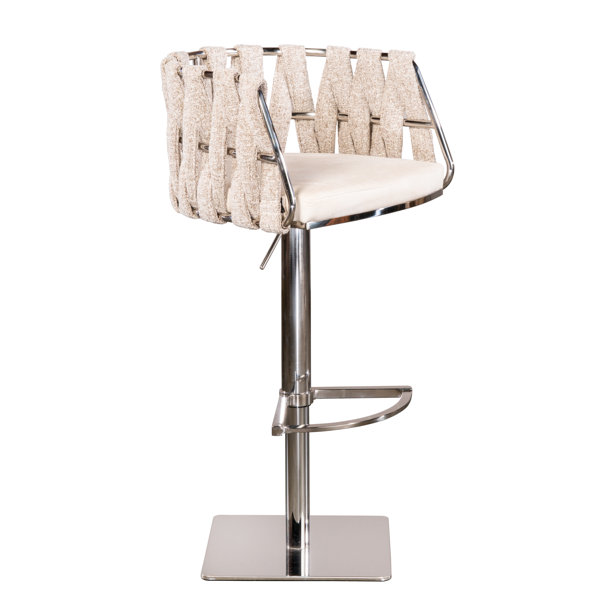 Everly Quinn Cady Swivel Adjustable Height Bar Stool & Reviews